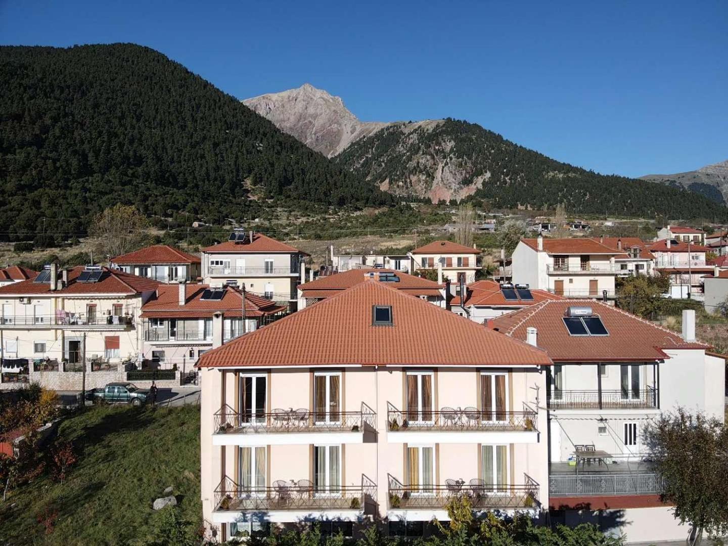 Xenonas Drimos Aparthotel Karpenísion Exterior foto